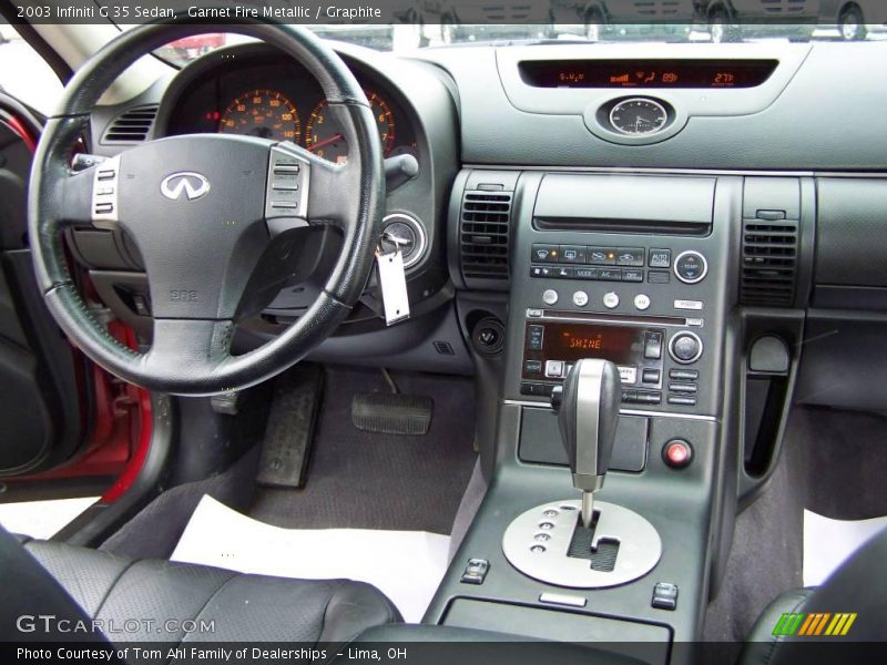Garnet Fire Metallic / Graphite 2003 Infiniti G 35 Sedan