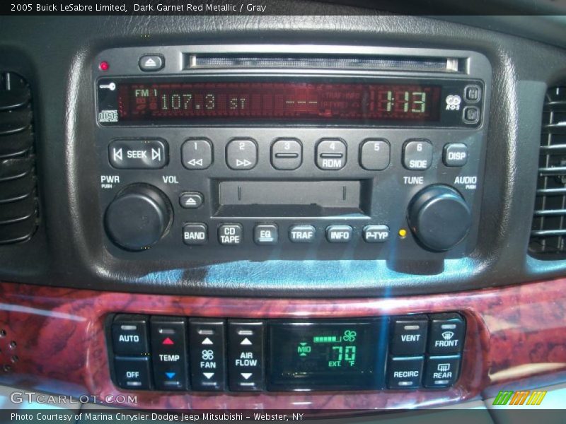 Dark Garnet Red Metallic / Gray 2005 Buick LeSabre Limited