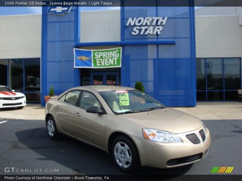 Sedona Beige Metallic / Light Taupe 2006 Pontiac G6 Sedan