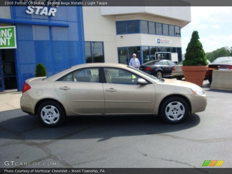 Sedona Beige Metallic / Light Taupe 2006 Pontiac G6 Sedan
