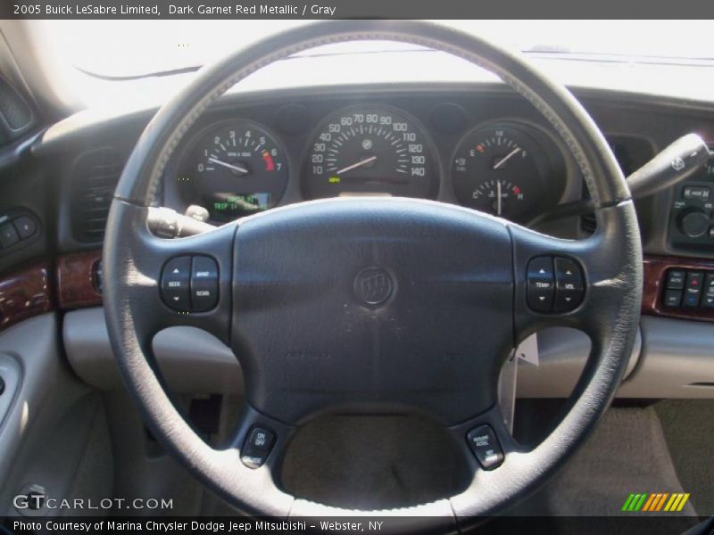 Dark Garnet Red Metallic / Gray 2005 Buick LeSabre Limited