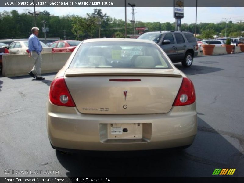 Sedona Beige Metallic / Light Taupe 2006 Pontiac G6 Sedan