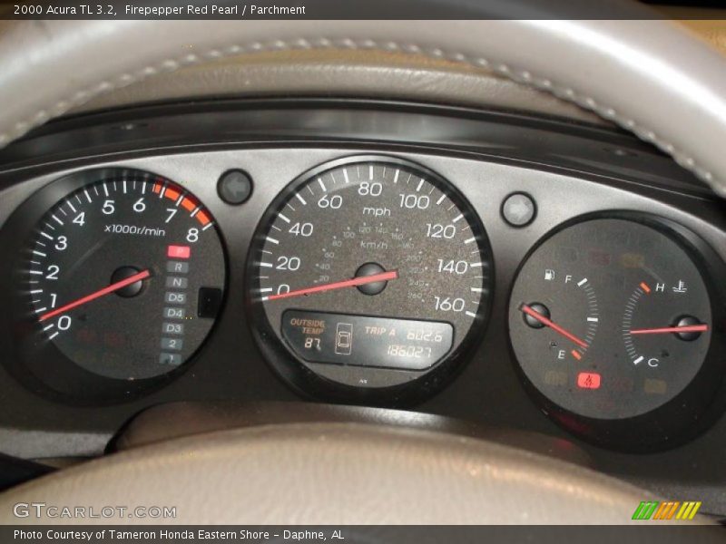 Firepepper Red Pearl / Parchment 2000 Acura TL 3.2