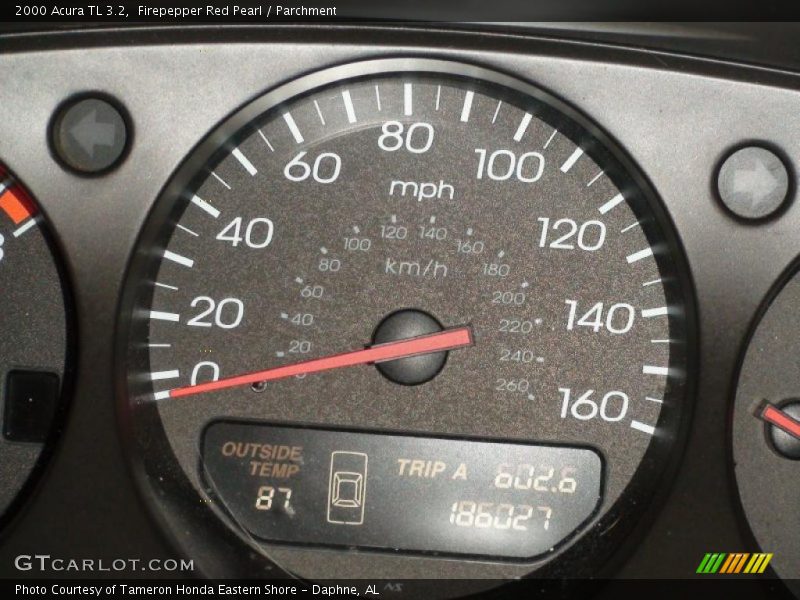 Firepepper Red Pearl / Parchment 2000 Acura TL 3.2