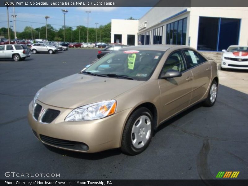 Sedona Beige Metallic / Light Taupe 2006 Pontiac G6 Sedan