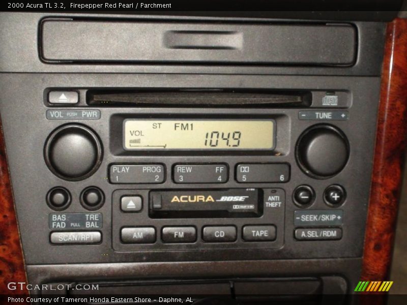Firepepper Red Pearl / Parchment 2000 Acura TL 3.2