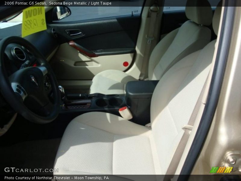 Sedona Beige Metallic / Light Taupe 2006 Pontiac G6 Sedan