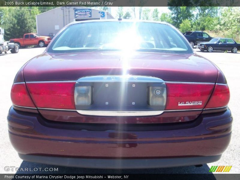 Dark Garnet Red Metallic / Gray 2005 Buick LeSabre Limited