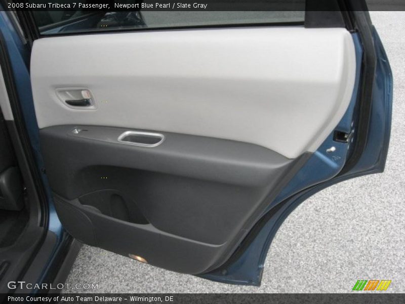 Newport Blue Pearl / Slate Gray 2008 Subaru Tribeca 7 Passenger