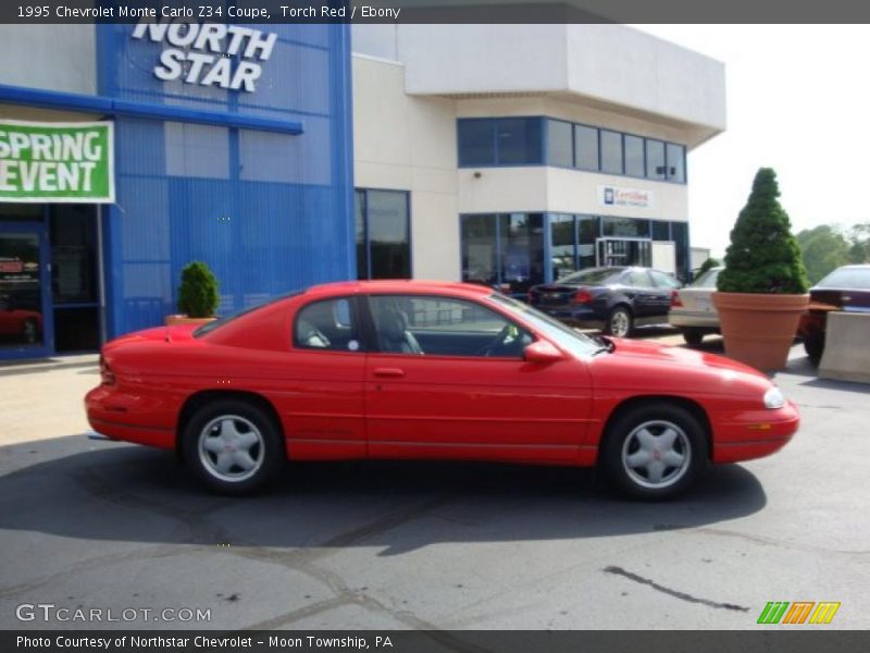 Torch Red / Ebony 1995 Chevrolet Monte Carlo Z34 Coupe
