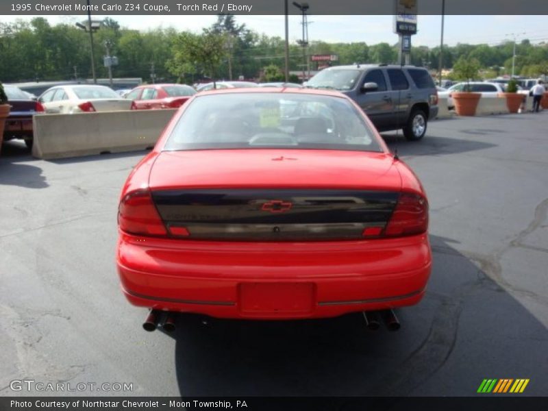 Torch Red / Ebony 1995 Chevrolet Monte Carlo Z34 Coupe
