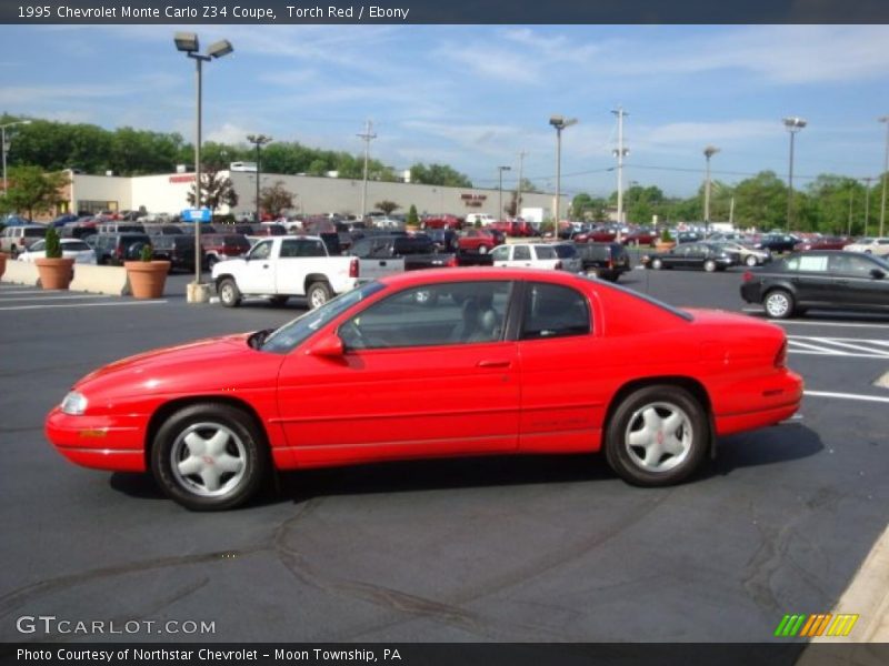Torch Red / Ebony 1995 Chevrolet Monte Carlo Z34 Coupe