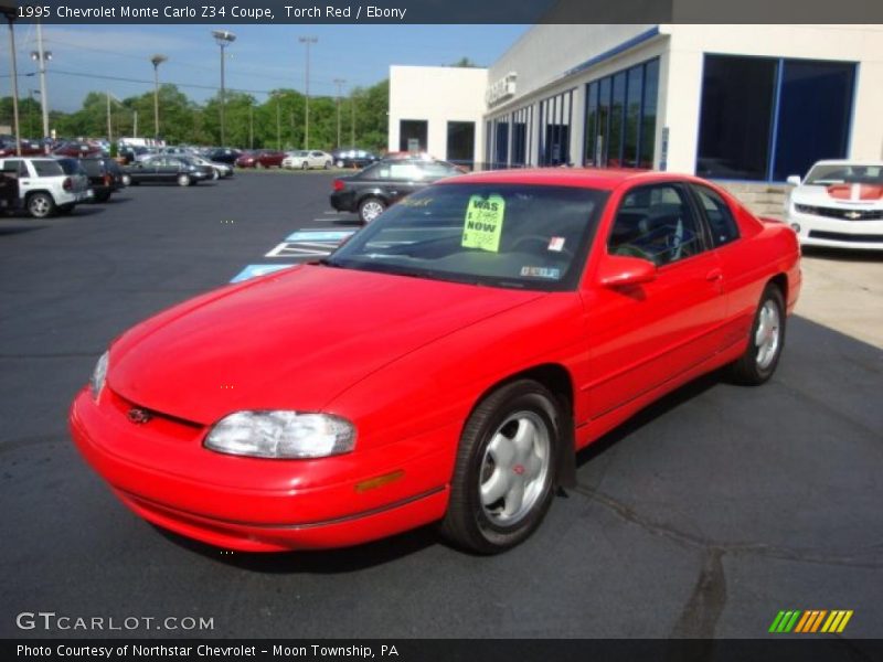 Torch Red / Ebony 1995 Chevrolet Monte Carlo Z34 Coupe