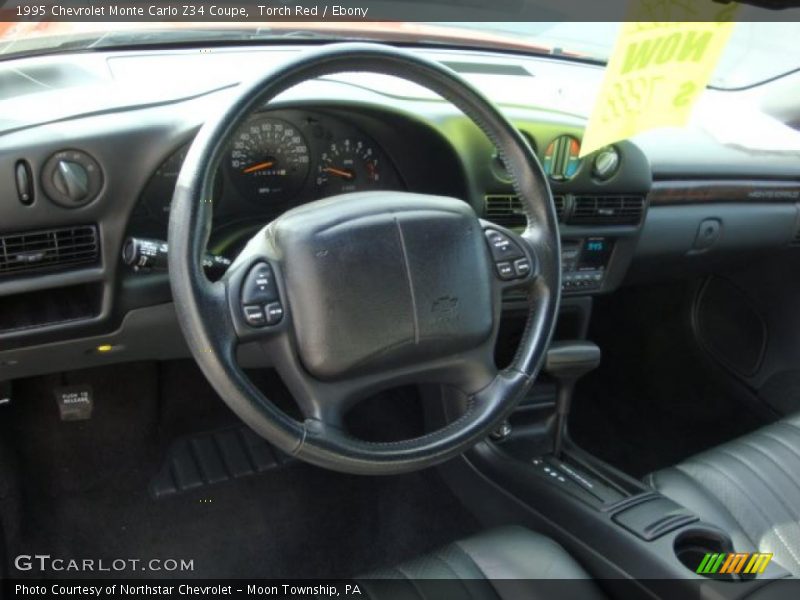 Torch Red / Ebony 1995 Chevrolet Monte Carlo Z34 Coupe