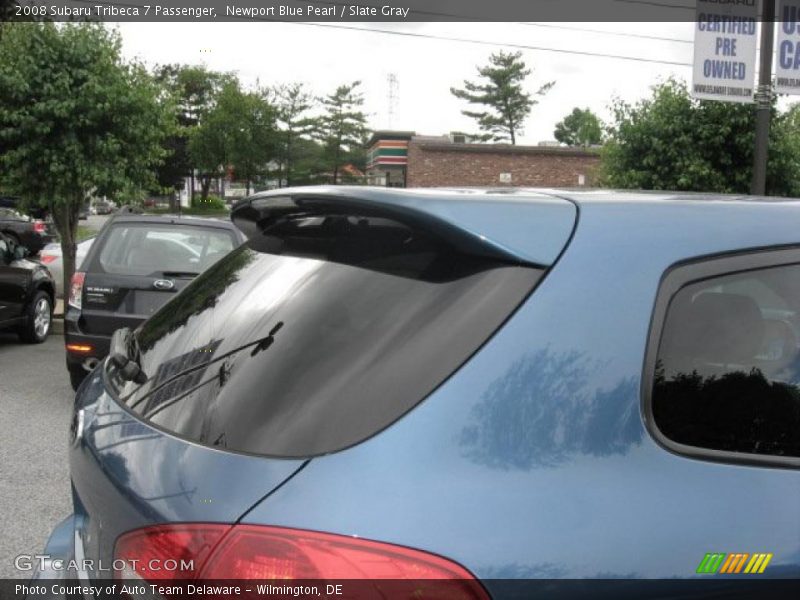 Newport Blue Pearl / Slate Gray 2008 Subaru Tribeca 7 Passenger