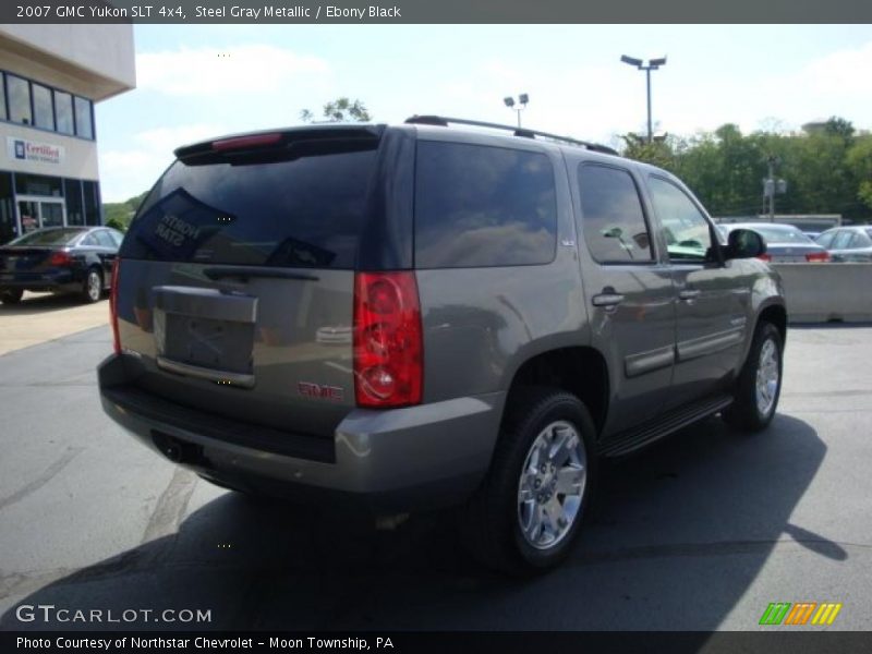 Steel Gray Metallic / Ebony Black 2007 GMC Yukon SLT 4x4