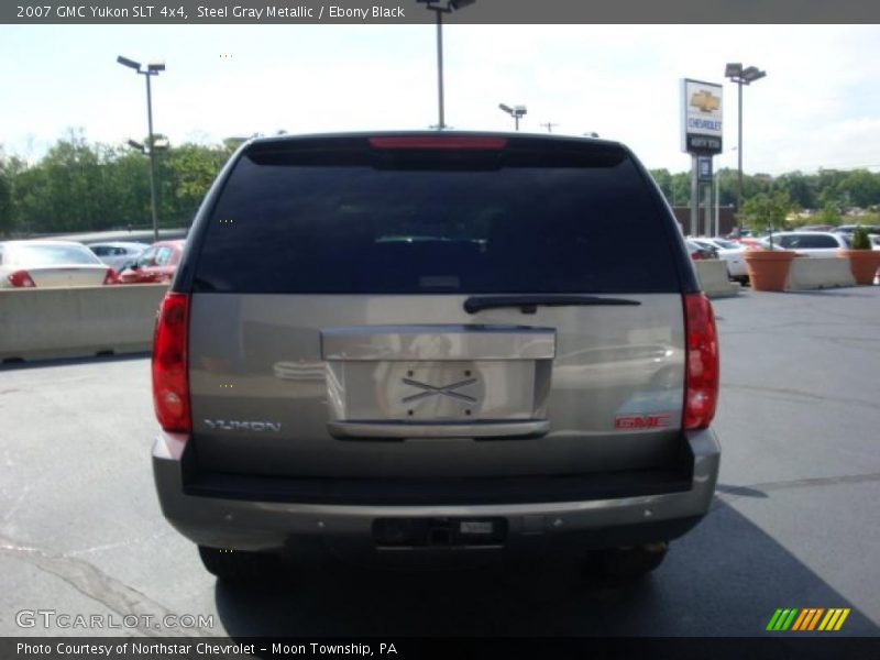 Steel Gray Metallic / Ebony Black 2007 GMC Yukon SLT 4x4