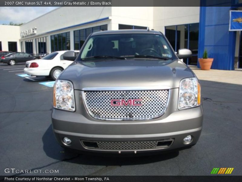 Steel Gray Metallic / Ebony Black 2007 GMC Yukon SLT 4x4