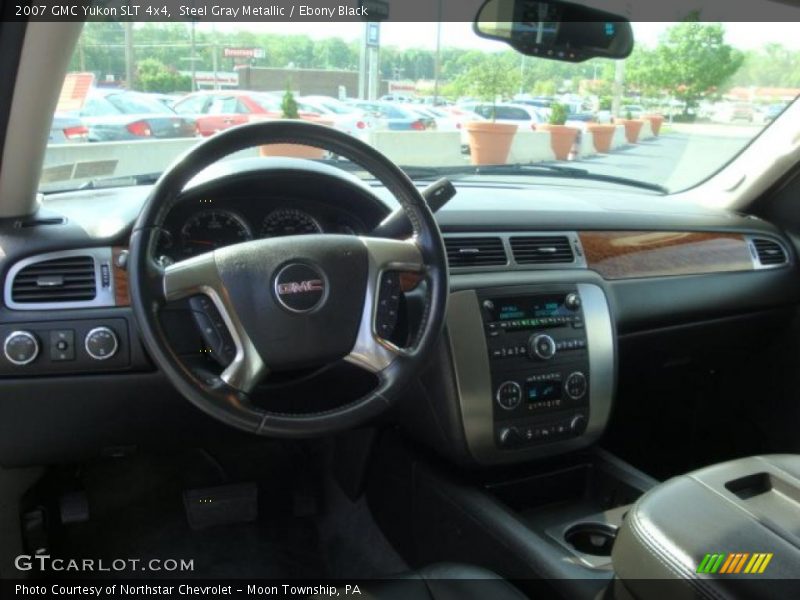 Steel Gray Metallic / Ebony Black 2007 GMC Yukon SLT 4x4