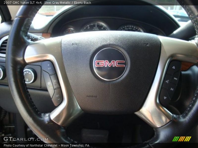 Steel Gray Metallic / Ebony Black 2007 GMC Yukon SLT 4x4