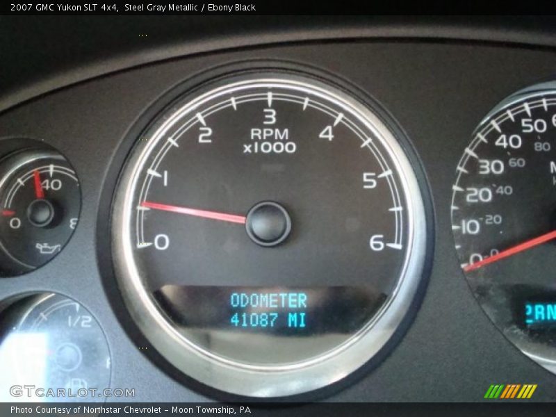 Steel Gray Metallic / Ebony Black 2007 GMC Yukon SLT 4x4