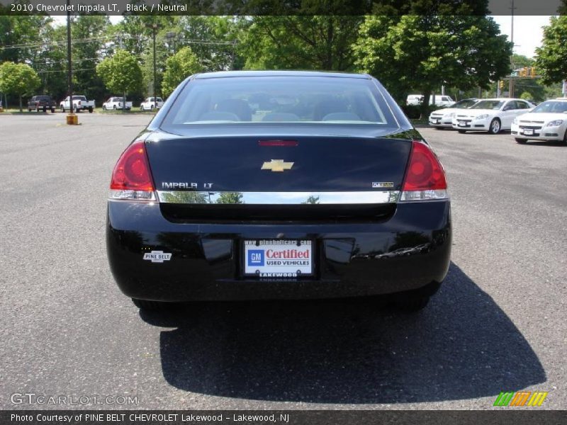 Black / Neutral 2010 Chevrolet Impala LT