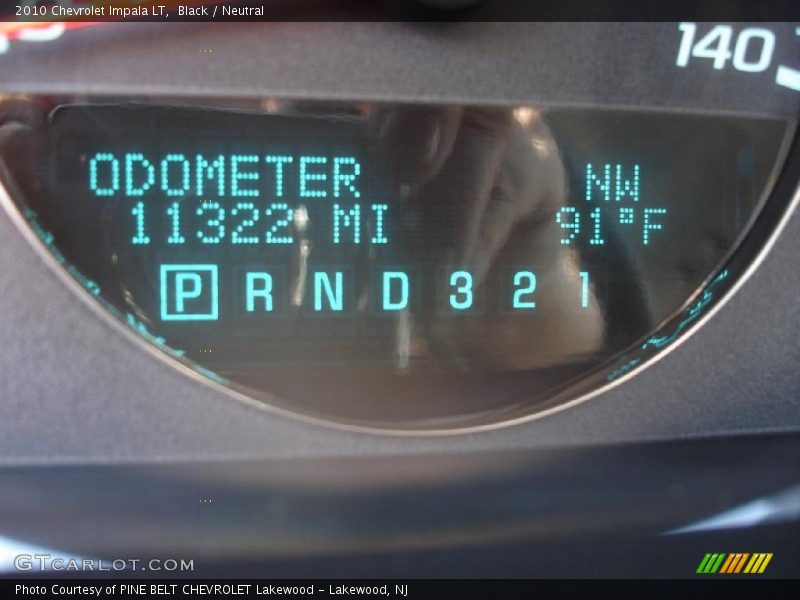Black / Neutral 2010 Chevrolet Impala LT