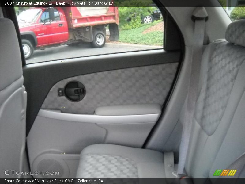 Deep Ruby Metallic / Dark Gray 2007 Chevrolet Equinox LS