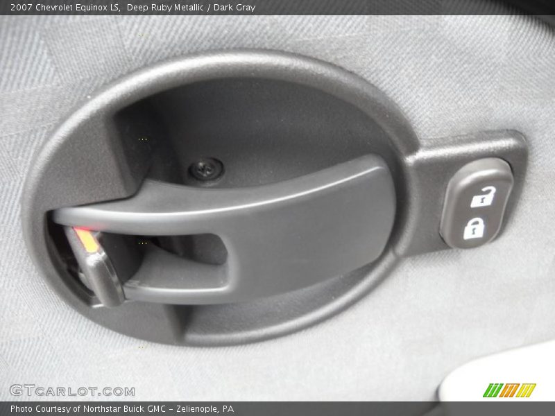 Deep Ruby Metallic / Dark Gray 2007 Chevrolet Equinox LS
