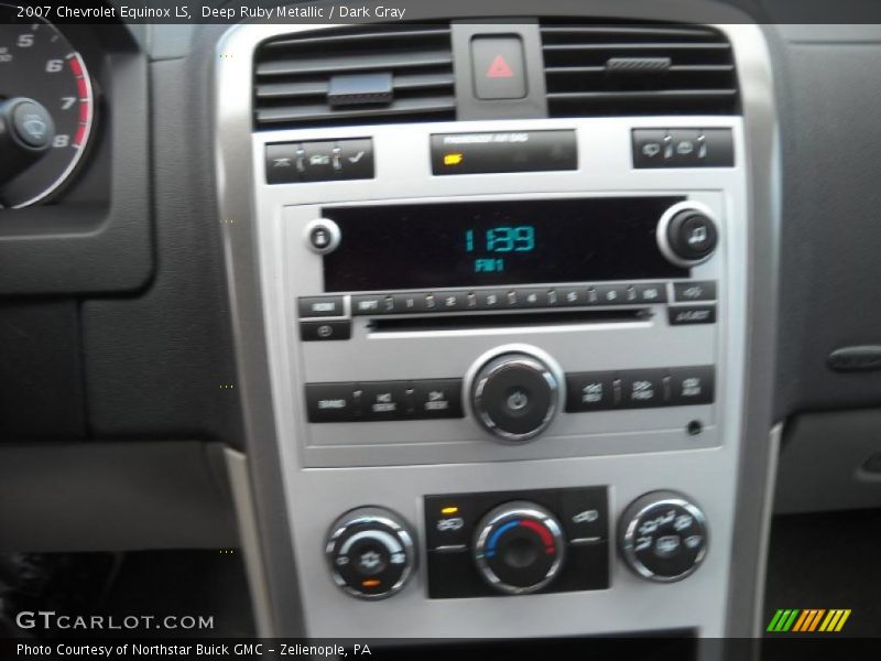 Deep Ruby Metallic / Dark Gray 2007 Chevrolet Equinox LS
