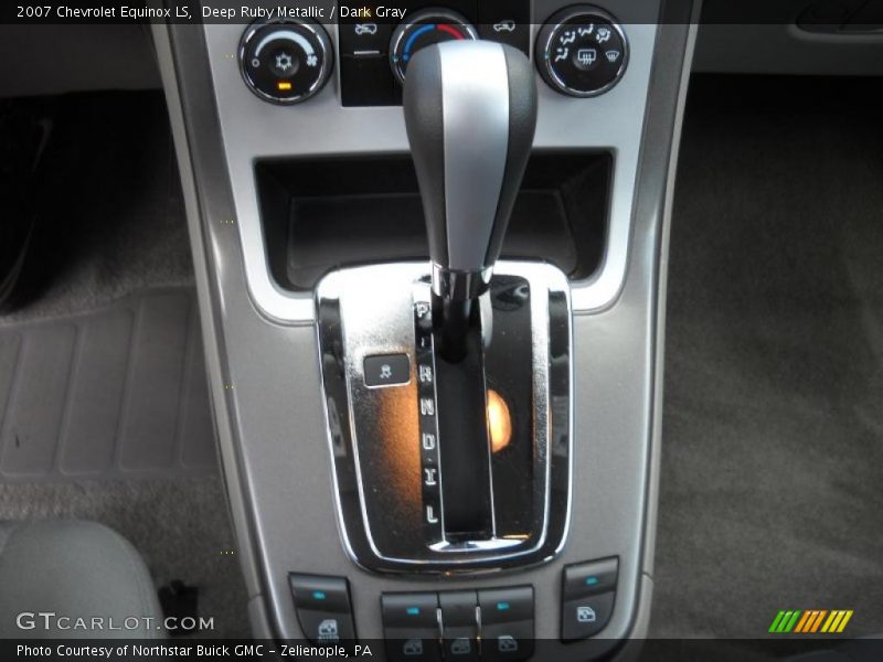 Deep Ruby Metallic / Dark Gray 2007 Chevrolet Equinox LS