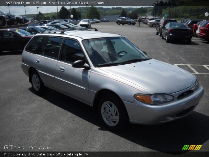 Silver Frost Metallic / Medium Graphite 1997 Ford Escort LX Wagon