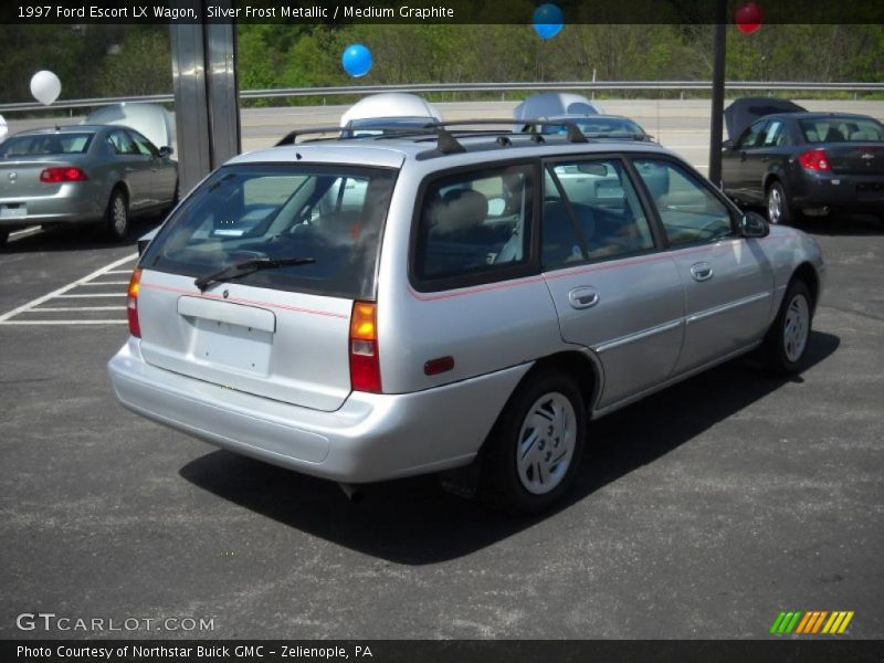 Silver Frost Metallic / Medium Graphite 1997 Ford Escort LX Wagon