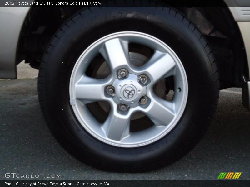 Sonora Gold Pearl / Ivory 2003 Toyota Land Cruiser