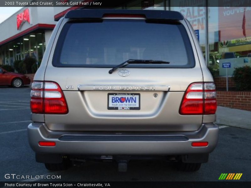 Sonora Gold Pearl / Ivory 2003 Toyota Land Cruiser