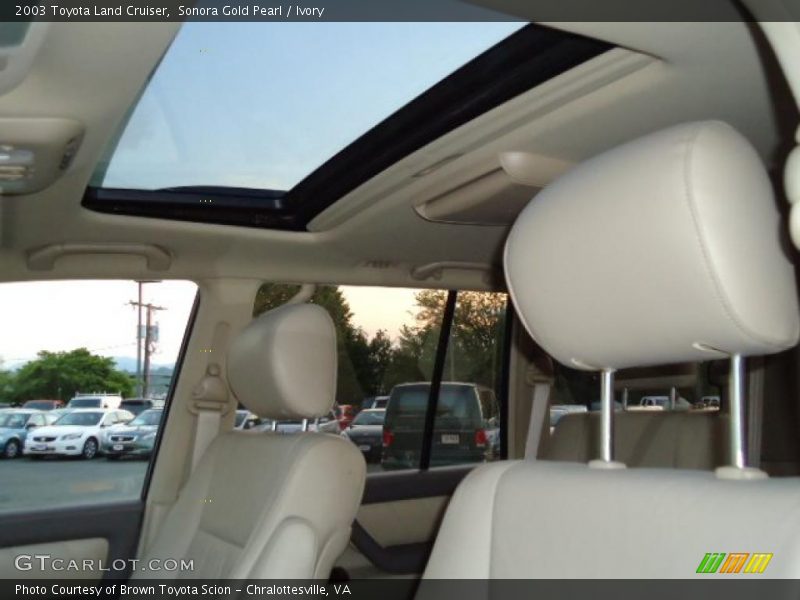 Sonora Gold Pearl / Ivory 2003 Toyota Land Cruiser