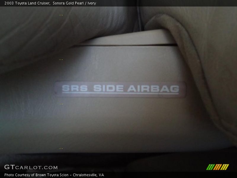 Sonora Gold Pearl / Ivory 2003 Toyota Land Cruiser