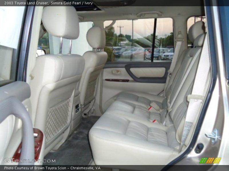 Sonora Gold Pearl / Ivory 2003 Toyota Land Cruiser