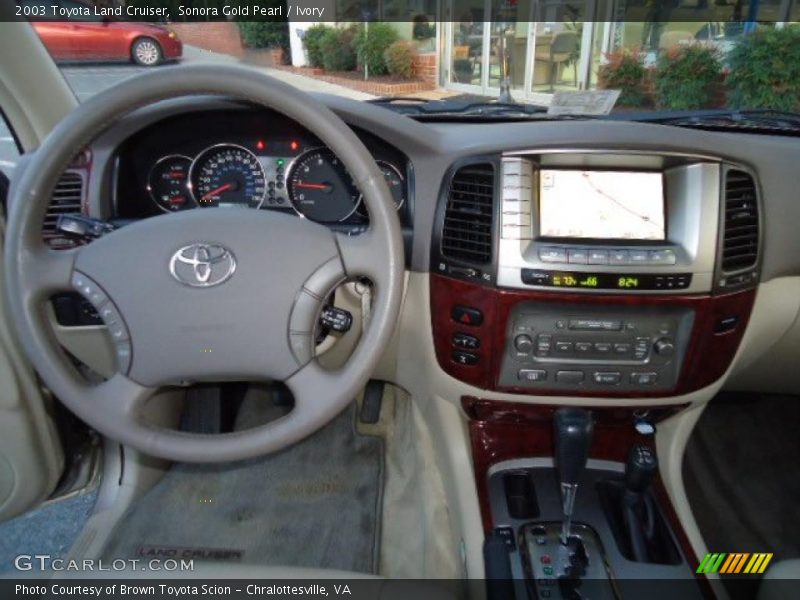 Sonora Gold Pearl / Ivory 2003 Toyota Land Cruiser