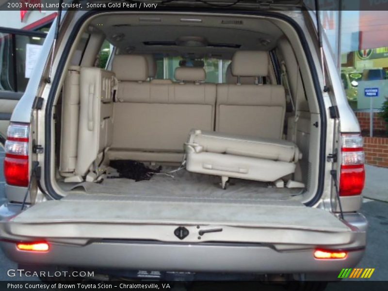 Sonora Gold Pearl / Ivory 2003 Toyota Land Cruiser