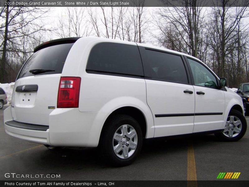 Stone White / Dark Slate/Light Shale 2008 Dodge Grand Caravan SE