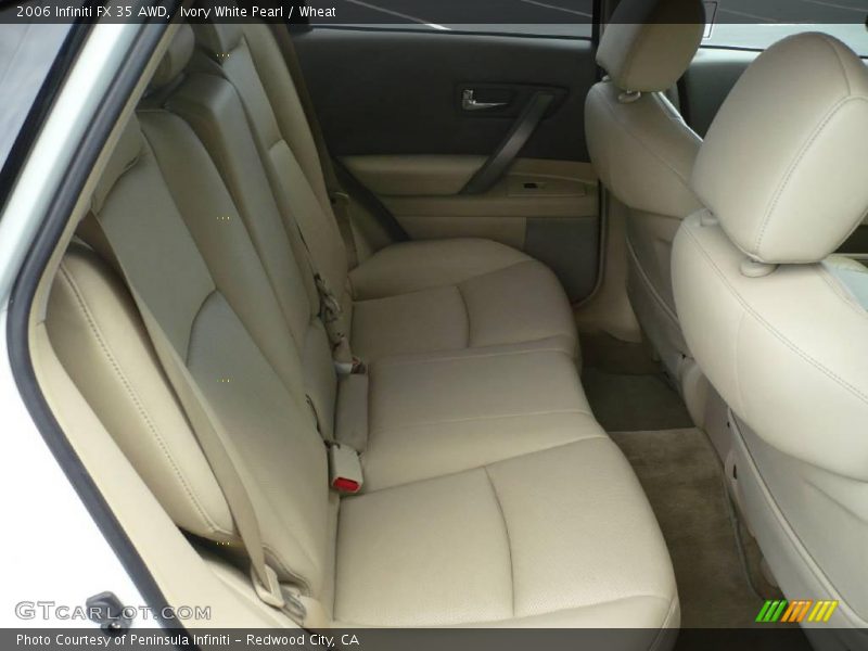 Ivory White Pearl / Wheat 2006 Infiniti FX 35 AWD