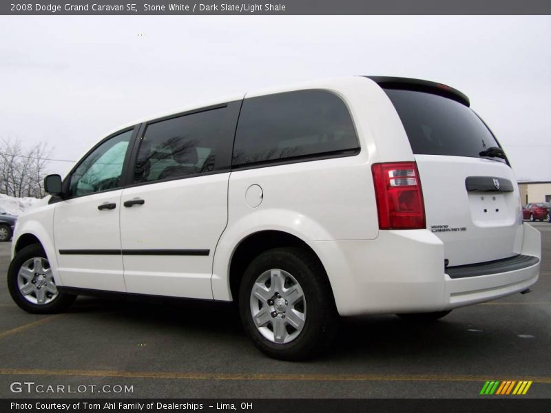 Stone White / Dark Slate/Light Shale 2008 Dodge Grand Caravan SE