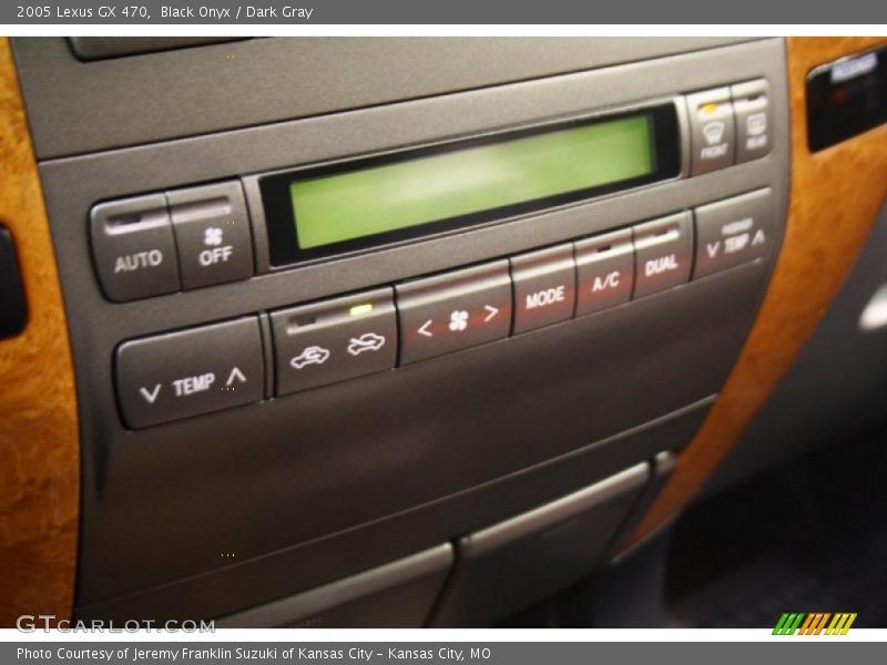 Black Onyx / Dark Gray 2005 Lexus GX 470