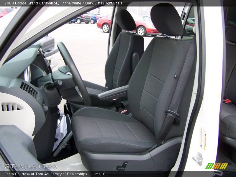 Stone White / Dark Slate/Light Shale 2008 Dodge Grand Caravan SE