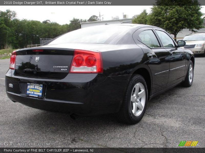 Brilliant Black Crystal Pearl / Dark Slate Gray 2010 Dodge Charger SXT