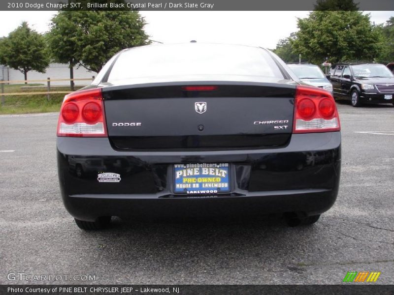 Brilliant Black Crystal Pearl / Dark Slate Gray 2010 Dodge Charger SXT