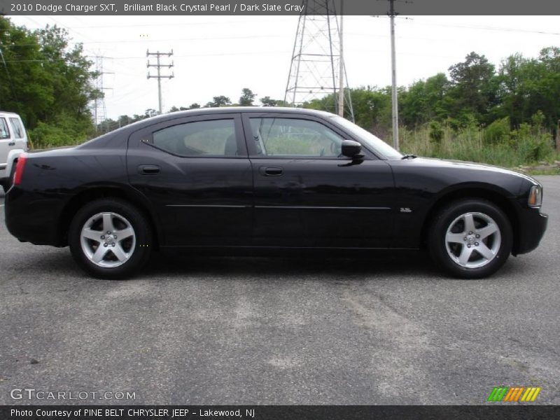 Brilliant Black Crystal Pearl / Dark Slate Gray 2010 Dodge Charger SXT