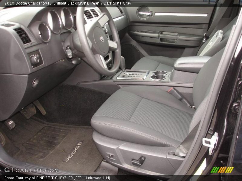 Brilliant Black Crystal Pearl / Dark Slate Gray 2010 Dodge Charger SXT