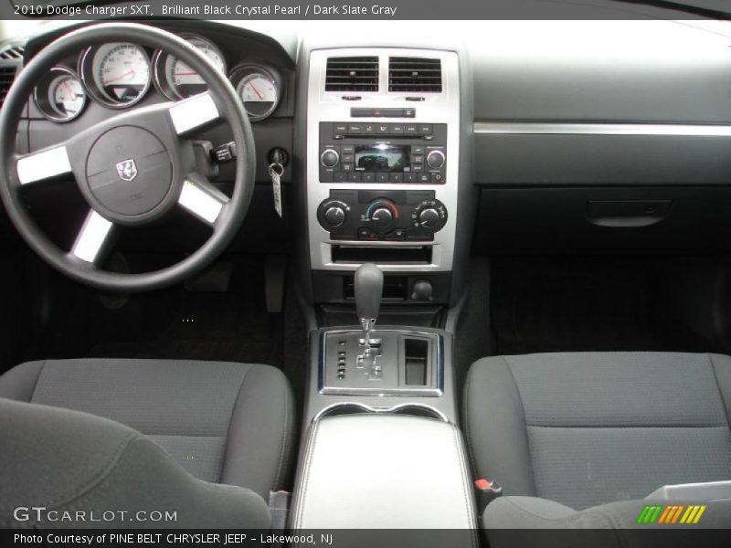 Brilliant Black Crystal Pearl / Dark Slate Gray 2010 Dodge Charger SXT